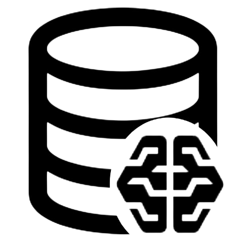 Icône data et intelligence artificielle pour l’analyse et la valorisation des données